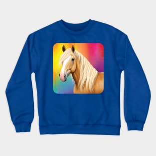 Palomino Horse Crewneck Sweatshirt